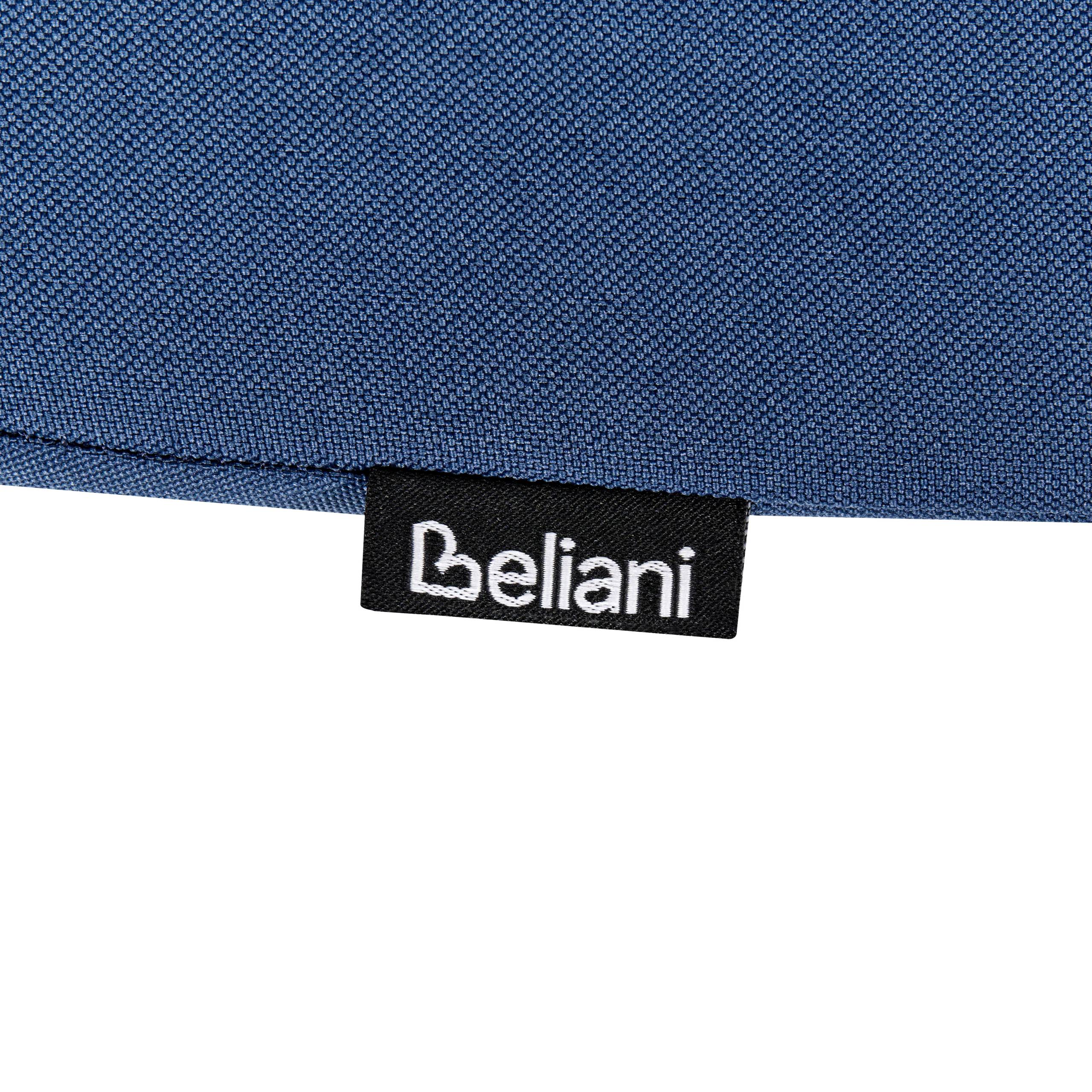 Beliani - Coussin d'assise d'extérieur Oléfine Bleu MONSANO - 168x35x5- Beliani - Image 9