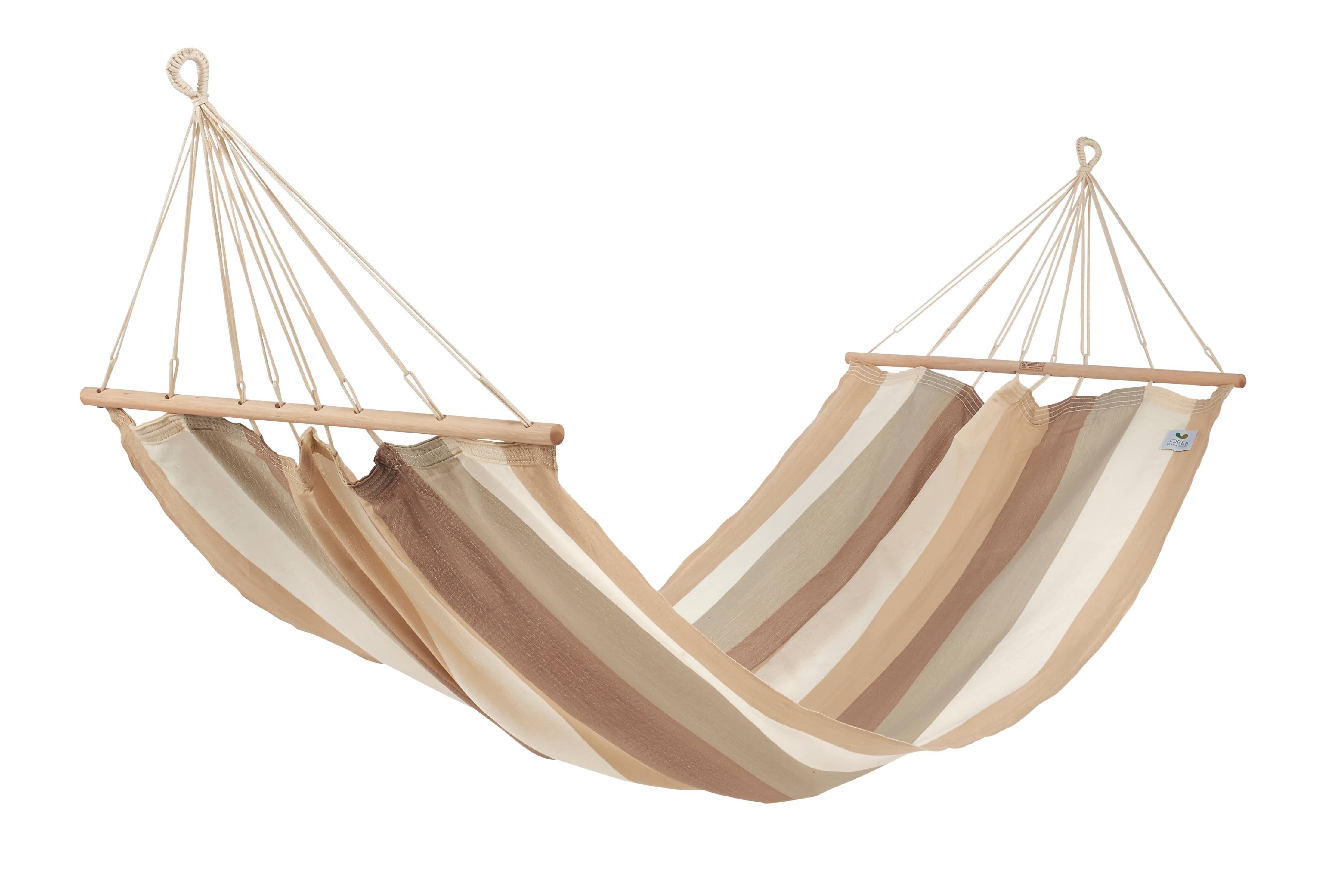 Jobek - Hamac KOLOR 300x100 cm en Polypropylène Cafezinho Moka certifié FSC 100% JOBEK - Image 1