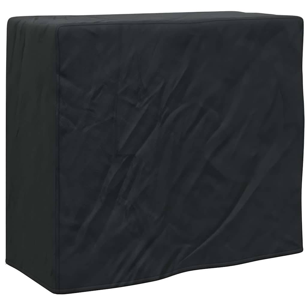 Housse pour range-bûches tissu oxford noir 61 x 122 x 106 cm - PANGIVO - Image 7