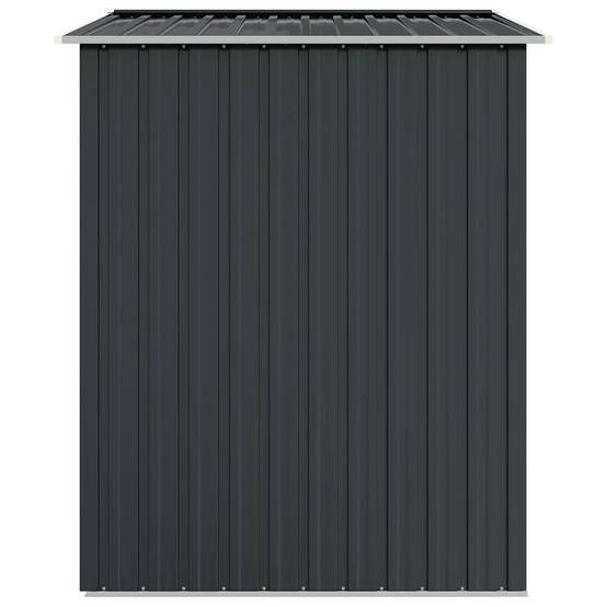 Abri de jardin métal anthracite 205 x 129 x 183 cm - PANGIVO - Image 5