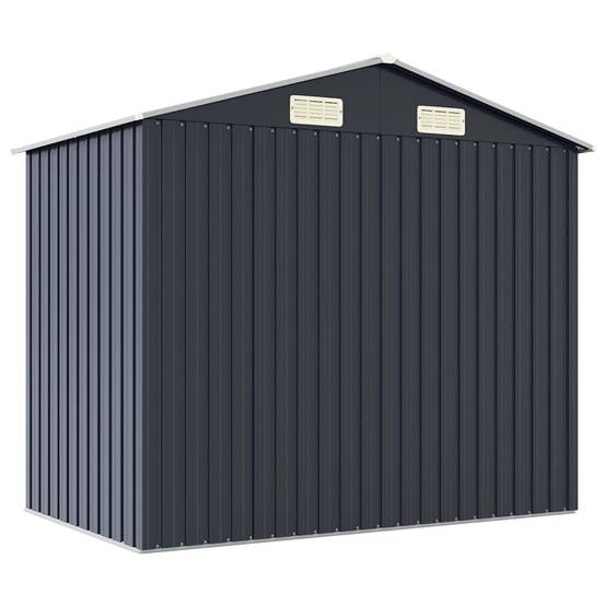 Abri de jardin métal anthracite 205 x 129 x 183 cm - PANGIVO - Image 6