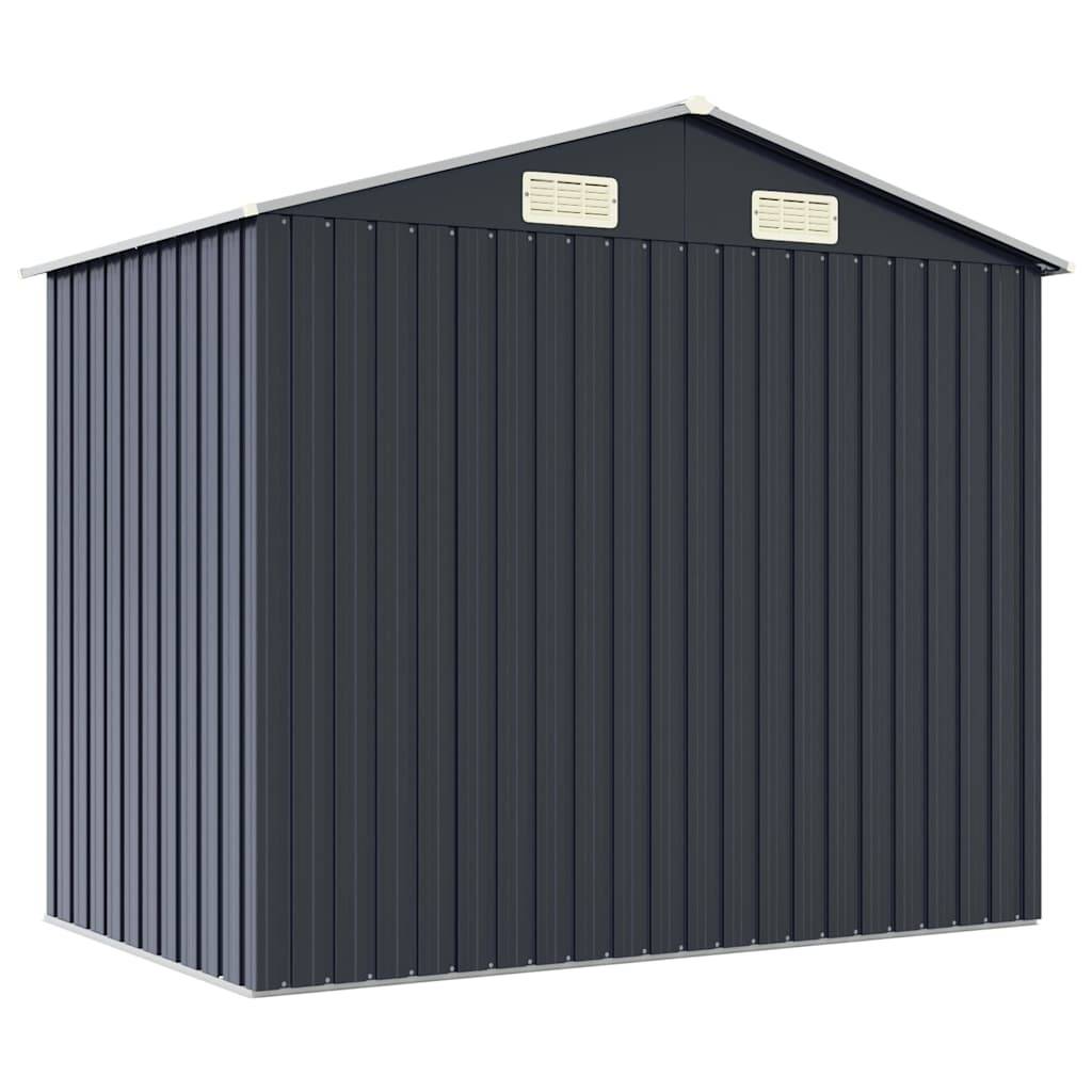 Abri de jardin métal anthracite 205 x 129 x 183 cm - PANGIVO - Image 6