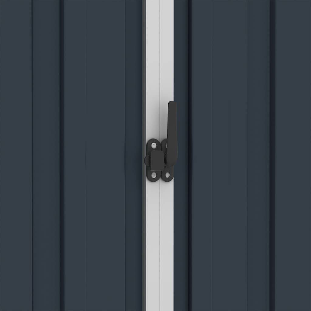 Abri de jardin métal anthracite 205 x 129 x 183 cm - PANGIVO - Image 7