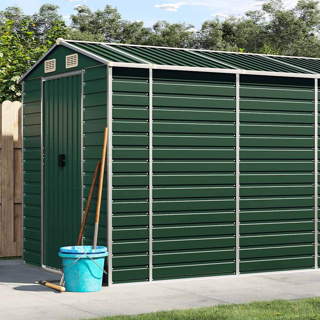 Vidaxl - Abri de jardin vert 191x640x198 cm acier galvanisé vidaXL 3188237 - Image 1