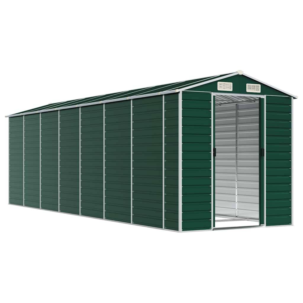 Vidaxl - Abri de jardin vert 191x640x198 cm acier galvanisé vidaXL 3188237 - Image 9