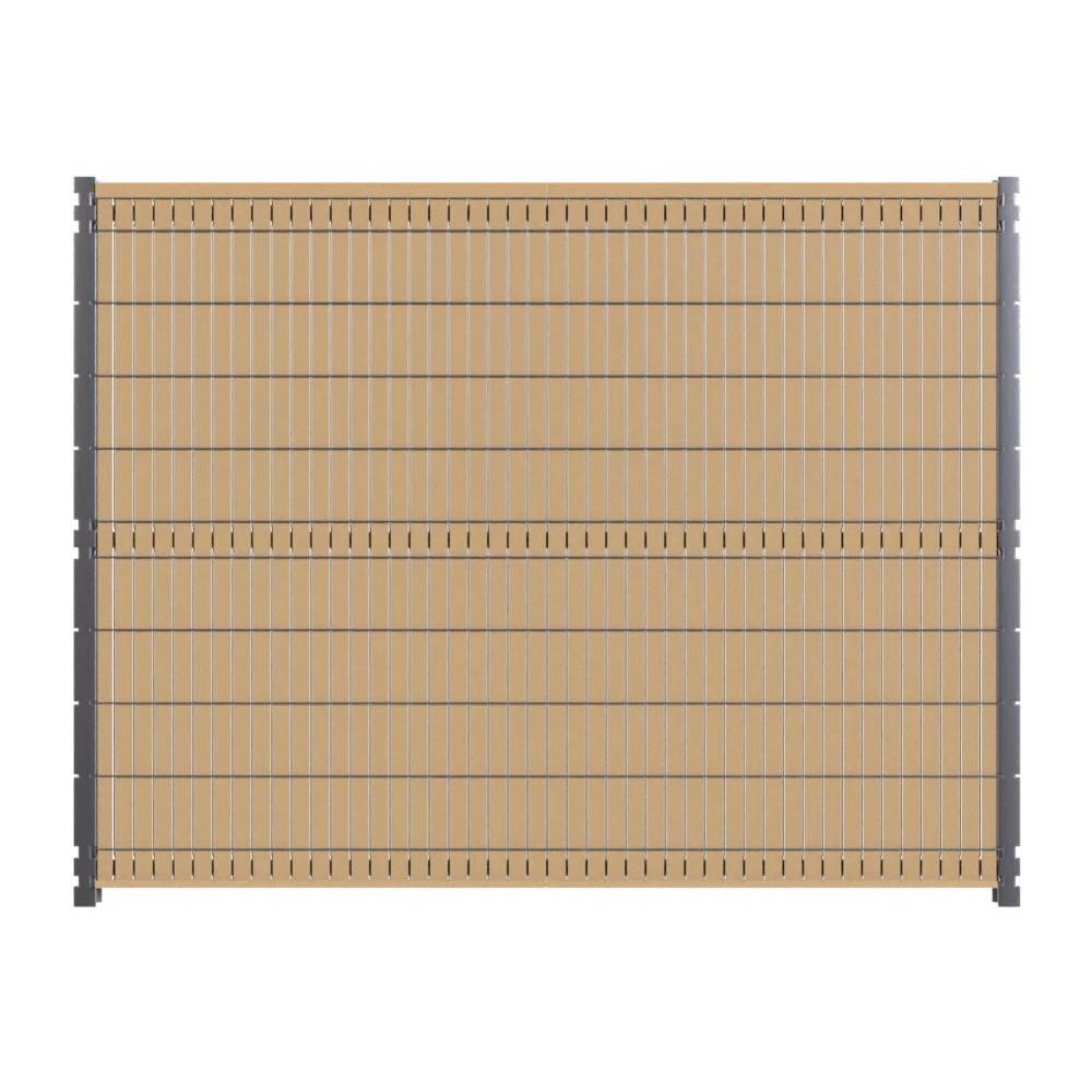 Kit Occultation Composite - L2,5 x H1,93m - Couleur : Beige - Haute Resistance - Occultant Pour Grillage Rigide - Image 3