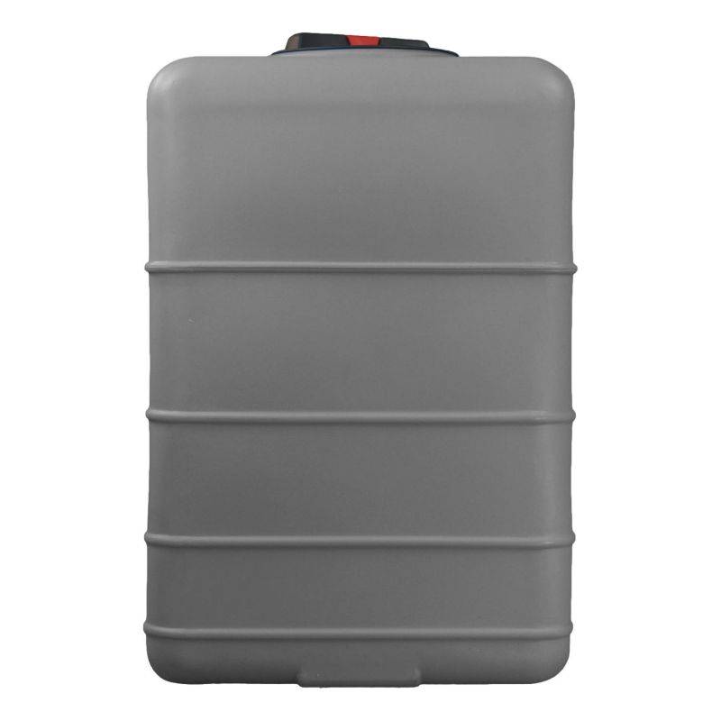 Cuve récupération eau de pluie 500L - Réservoir aérien cubique Gris - Polyéthylène - ELBI CBA - Image 1