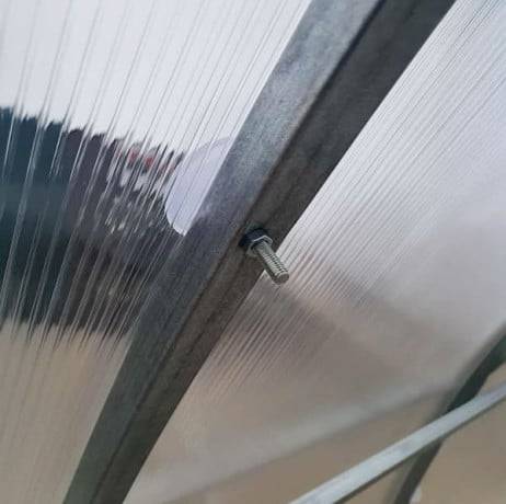 Serre KLASIKA EASY 3 x 8 m (24 m²), 6 mm avec revêtement en polycarbonate - Image 6