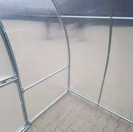Serre KLASIKA EASY 3 x 8 m (24 m²), 6 mm avec revêtement en polycarbonate - Image 7