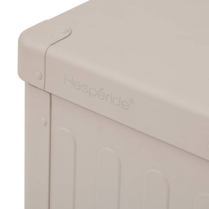 Hesperide - Coffre de rangement "Edenio" argile S 130 x 60,4 x 78cm en aluminium 510 L - Hespéride - Image 8