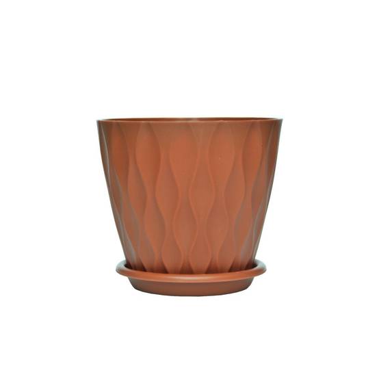 Pot de plante de 6 pouces - 5 pots pour intérieur et extérieur IntiMeg - Image 2