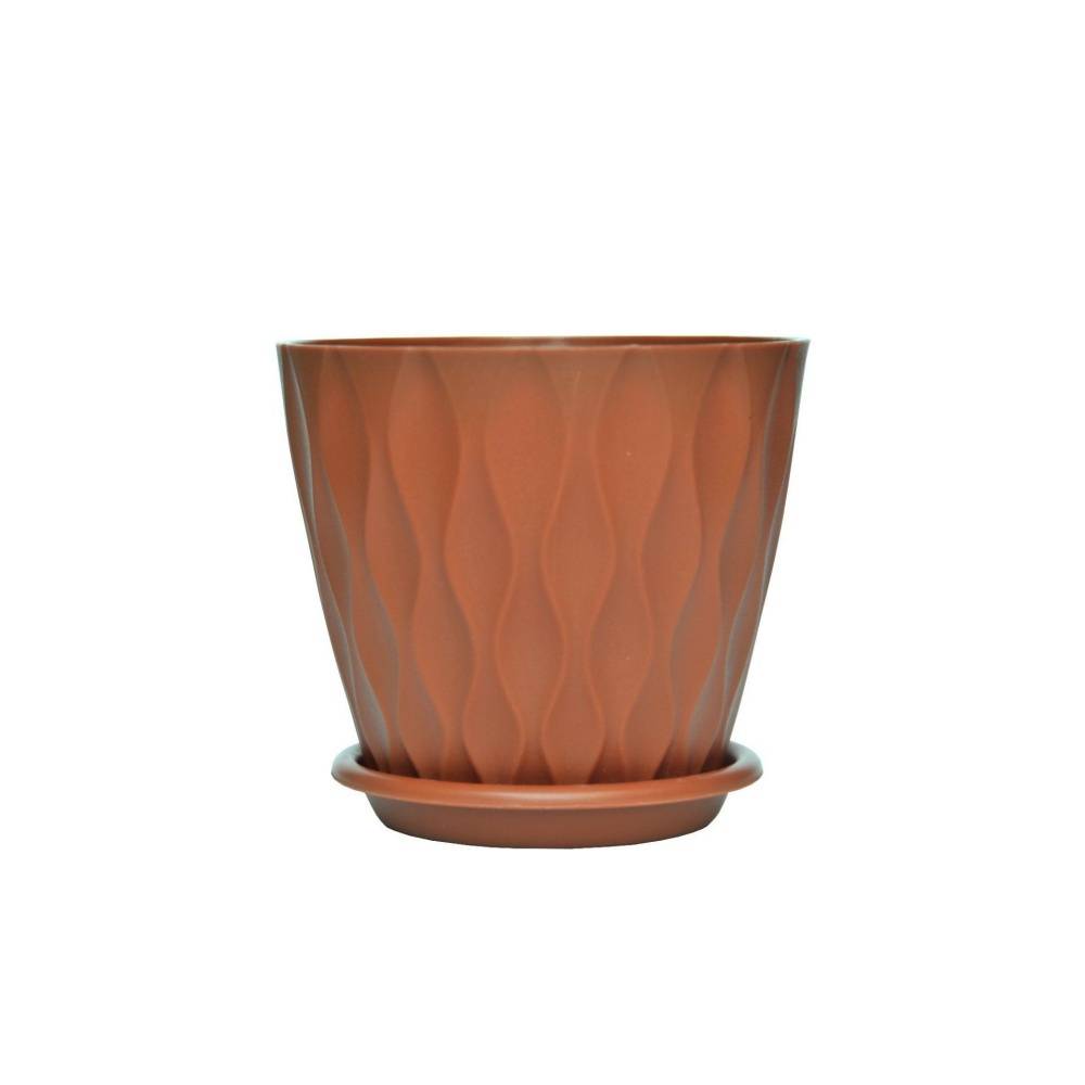 Pot de plante de 6 pouces - 5 pots pour intérieur et extérieur IntiMeg - Image 2