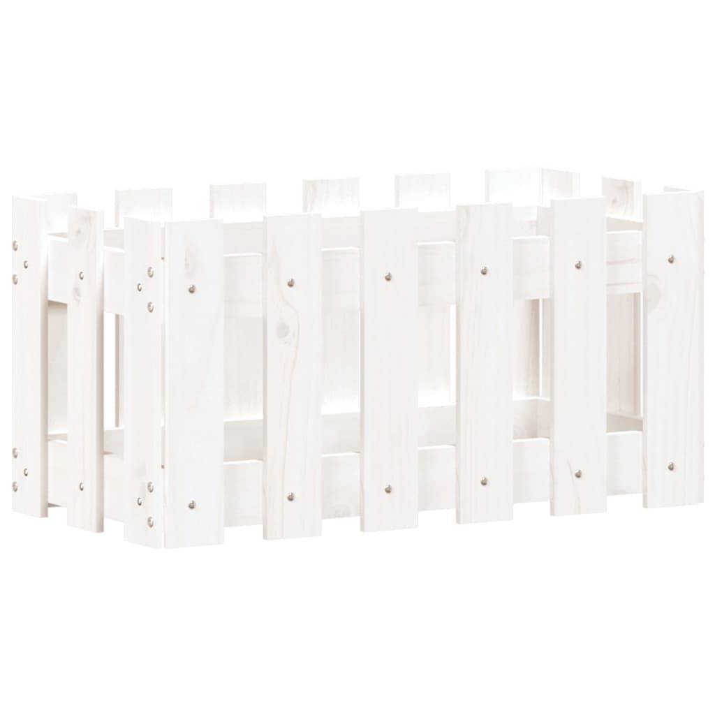 Prolenta Premium - Jardinière bois blanc  60 x 30 x 30 cm  - Prolenta premium p319.7 - Image 1