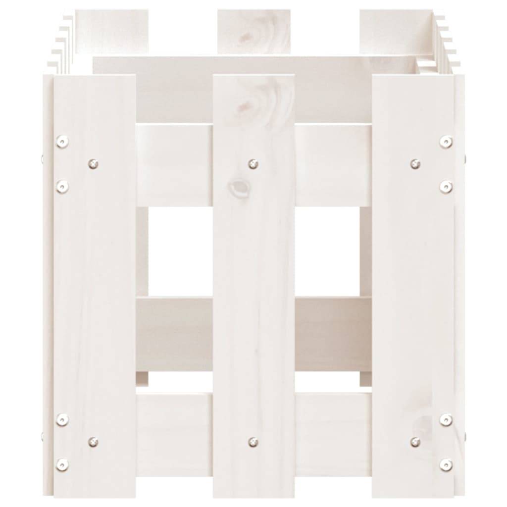 Prolenta Premium - Jardinière bois blanc  60 x 30 x 30 cm  - Prolenta premium p319.7 - Image 6