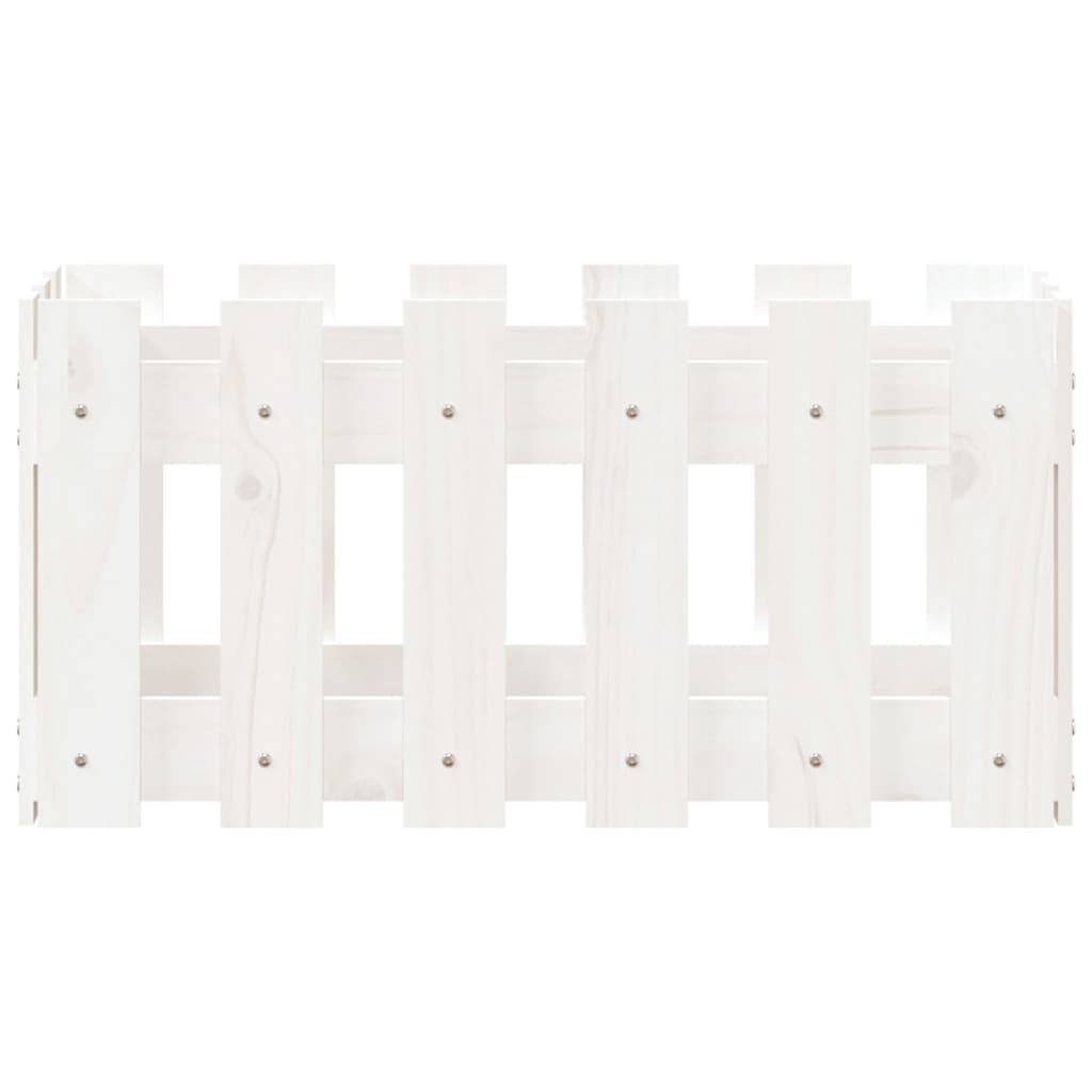 Prolenta Premium - Jardinière bois blanc 60 x 30 x 30 cm - Prolenta premium p319.7 - Image 5