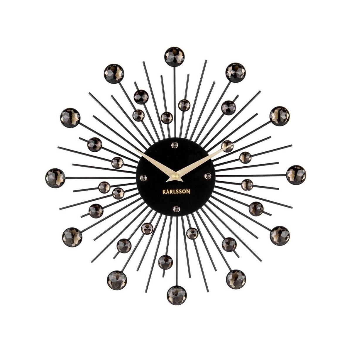 Karlsson - Horloge ronde en métal Sunburst 30 cm - Image 1