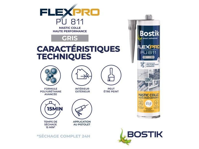 Bostik - FLEXPRO PU811 300 ML GRIS - Image 3