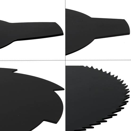 Gt Garden - Lot de 4 lames pour débroussailleuse et multifonction 4 en 1 - GT GARDEN - Image 2
