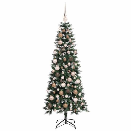 ComfortXL - Sapin de Noël Artificiel Enneigé 180 cm, Kit Complet avec 300 LED et 120 Boules – ComfortXL Outdoor Living - Image 4