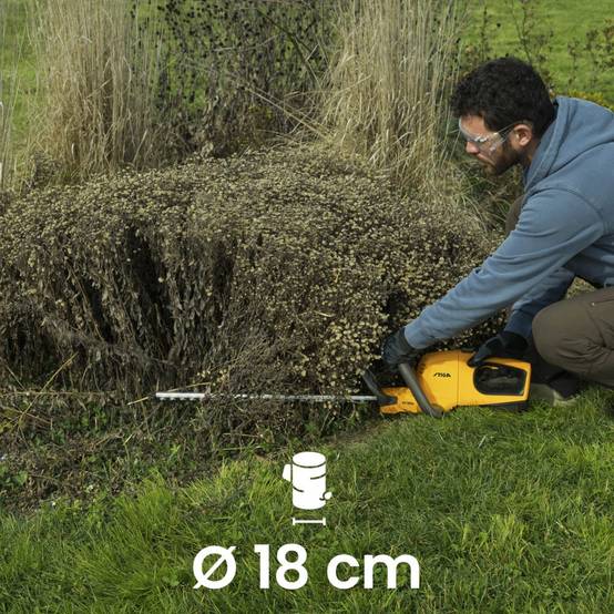 Stiga - Kit taille-haie HT 100e sans fil, lame 54 cm, poignée pivotante, batterie 20V 2Ah - STIGA - Image 7