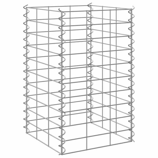 Jardinière | Lits surélevés en gabion 3 pcs 30x30x50 cm Fer - Image 6