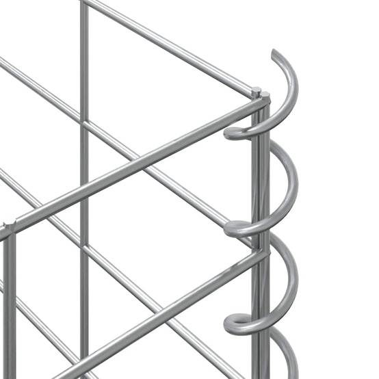 Jardinière | Lits surélevés en gabion 3 pcs 30x30x50 cm Fer - Image 8