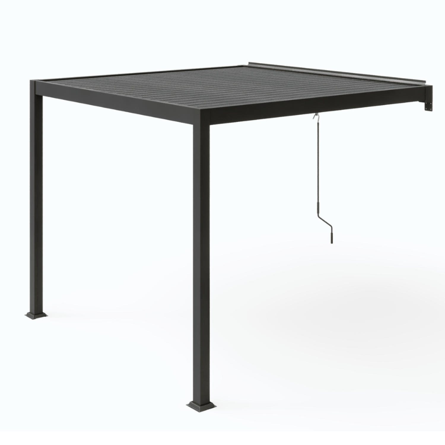 Pergola bioclimatique adossée 3x3 m AGADIR - Image 4