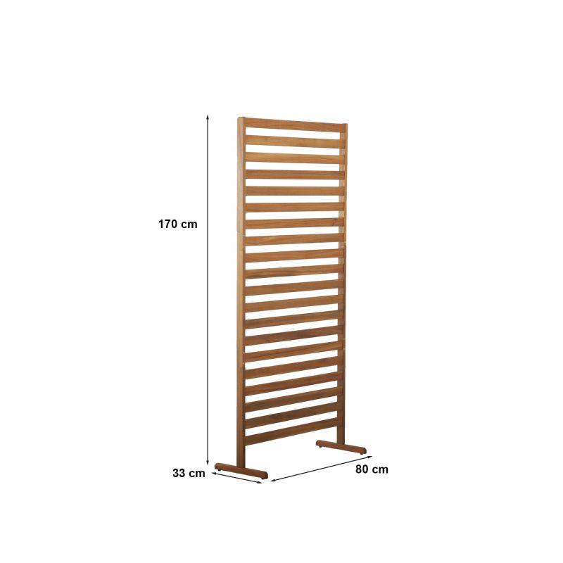 Claustra de jardin MANA en bois d'acacia FSC coloris naturel Beau Rivage - Image 3