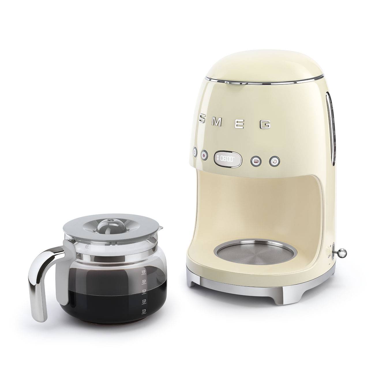 Cafetière filtre années 50 1,4 l crème - Image 3