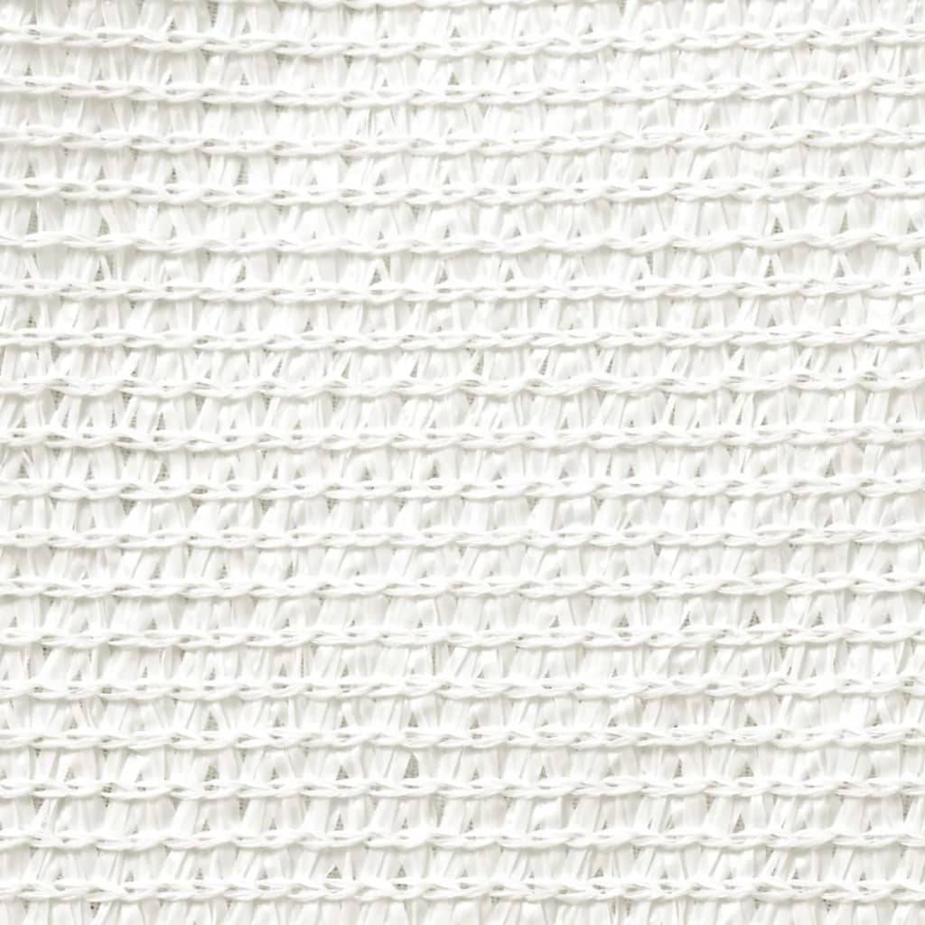Helloshop26 - Voile d'ombrage PEHD rectangulaire 4 x 6 m blanc - Image 2