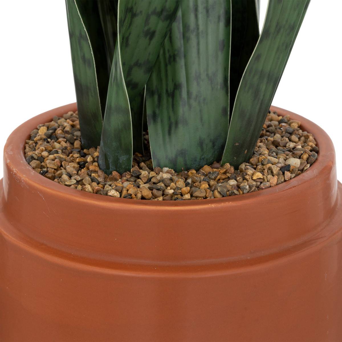 Plante artificielle dans pot en céramique H 70 cm - Image 3