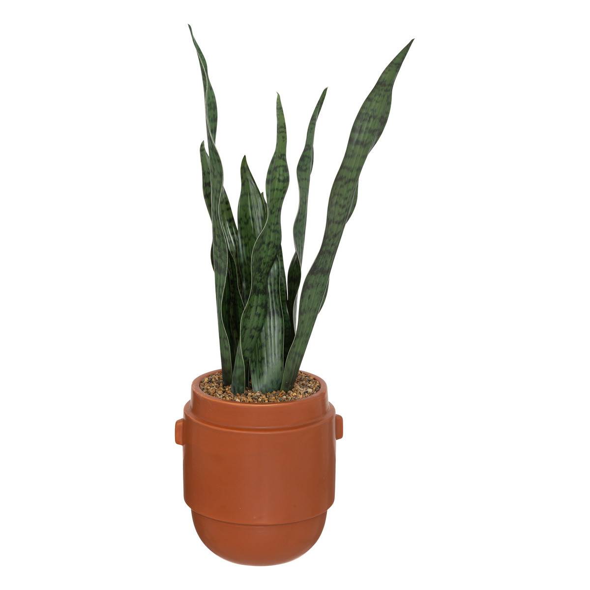 Plante artificielle dans pot en céramique H 70 cm - Image 1