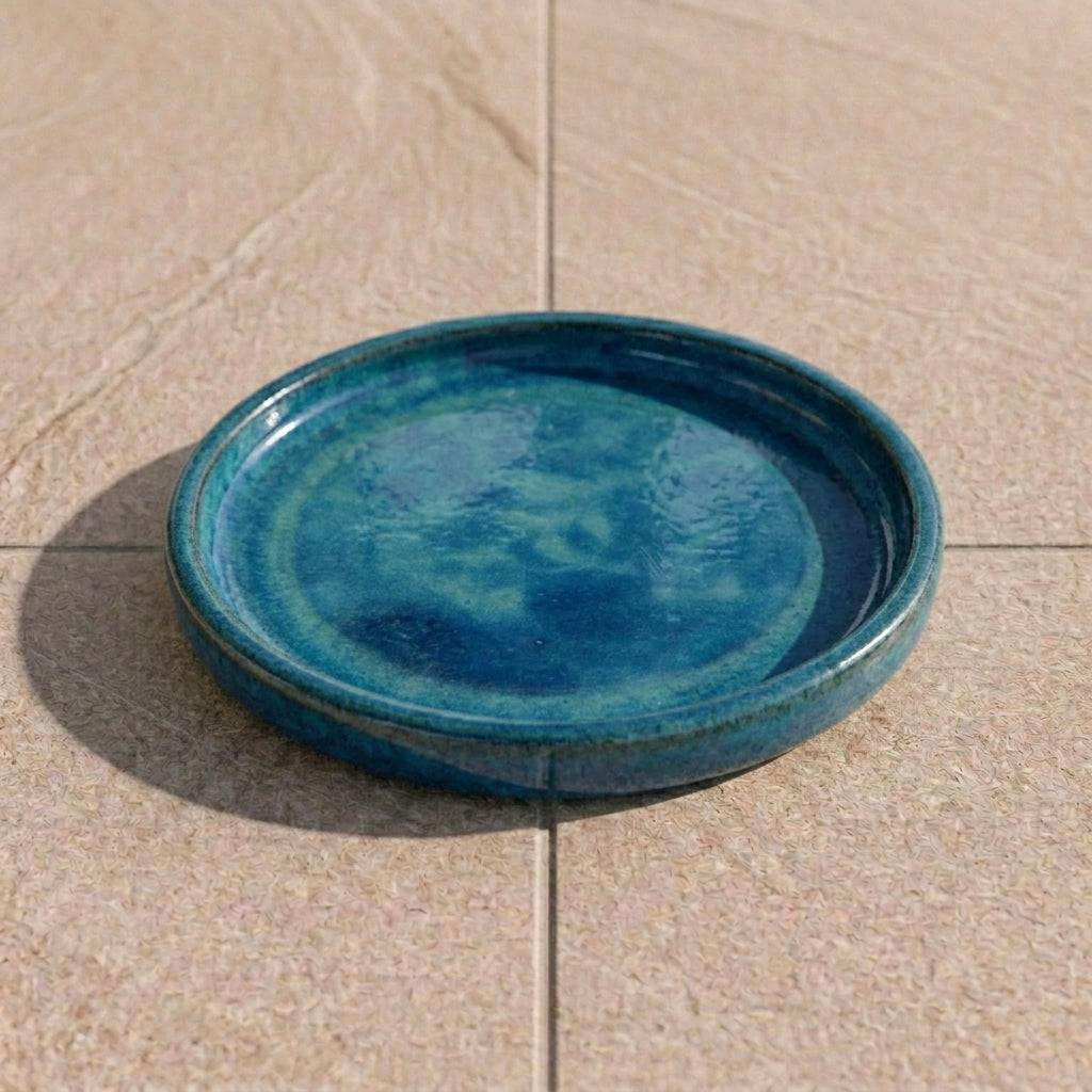 Provencelia - Soucoupe ronde 35cm brume de jade - Image 1