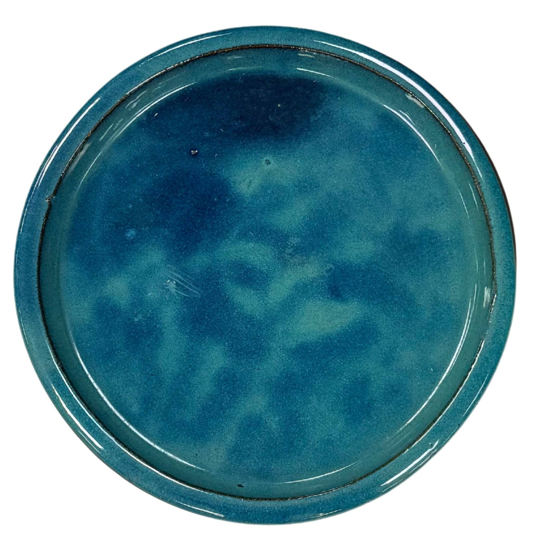 Soucoupe ronde 35cm brume de jade - Image 1