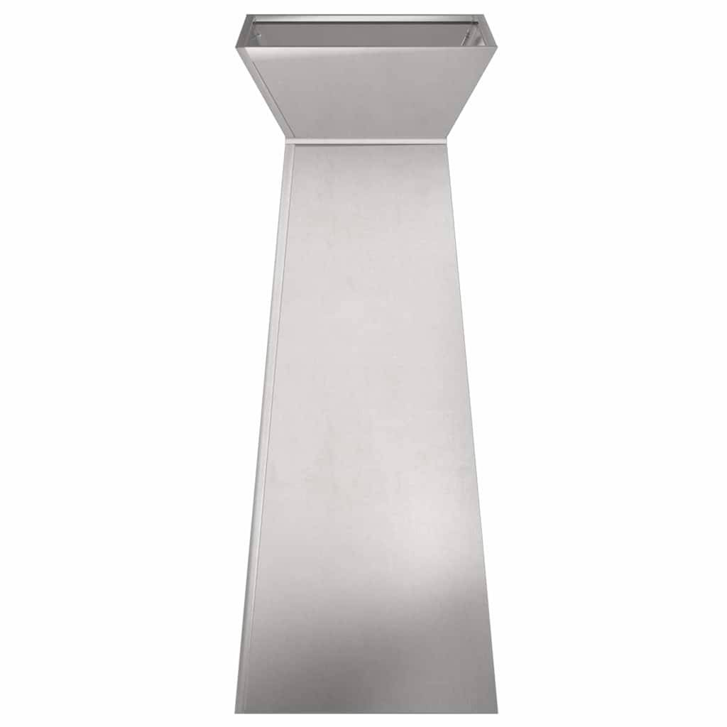 ComfortXL - Duo de Pots de Fleurs Hauts Forme Pilier 100cm, Bac Jardinière en Acier pour Extérieur Argenté – ComfortXL Outdoor Living - Image 6