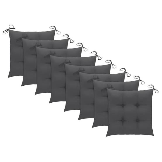Chaises de jardin bois acacia massif gris 61 x 57 x 92 cm - PANGIVO - Image 5