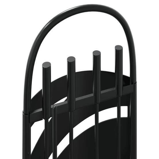 Set Serviteur de Cheminée Acier 5 Pièces pour Foyer Entretien du Feu 66 cm Noir - ComfortXL Outdoor Living - Image 7
