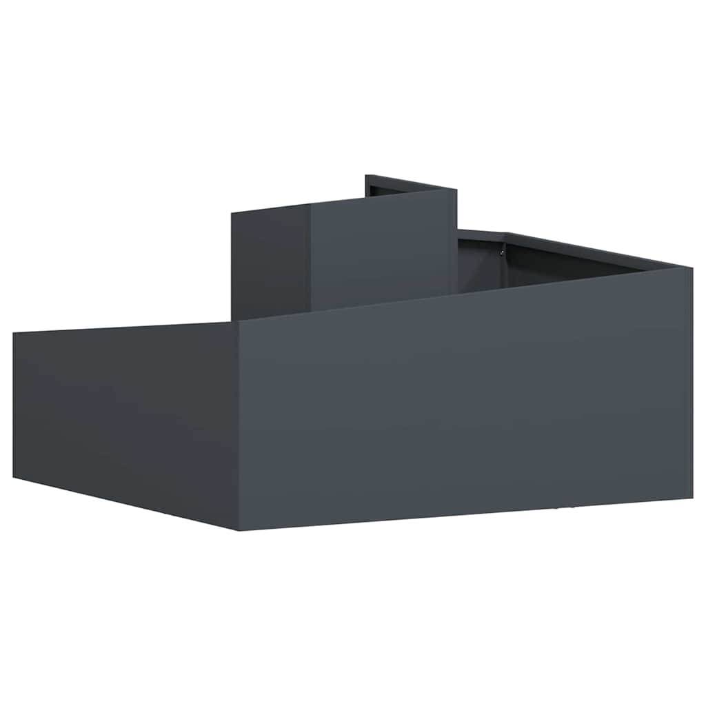 Maison Chic - Cache-pot, Pot De Fleurs Anthracite 80 x 80 x 50 cm g324 - Image 4