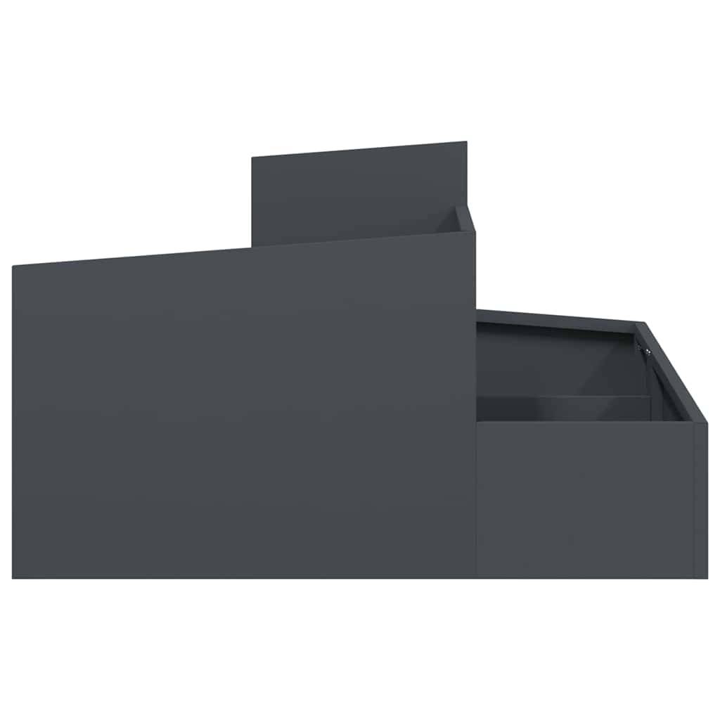 Maison Chic - Cache-pot, Pot De Fleurs Anthracite 80 x 80 x 50 cm g324 - Image 3
