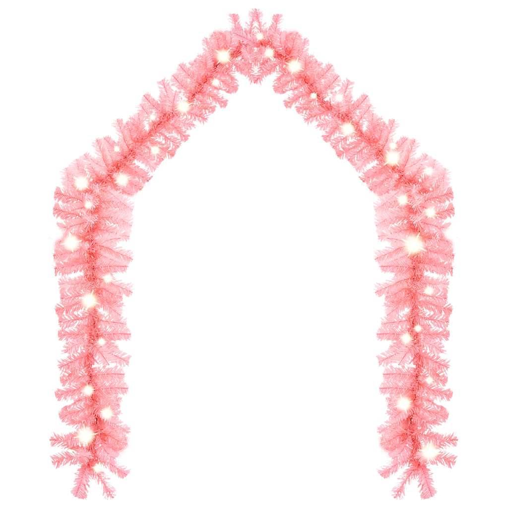 Guirlande de Noël Lumineuse PVC Décoration Fêtes 300 LED Rose 20 m – ComfortXL Outdoor Living - Image 3