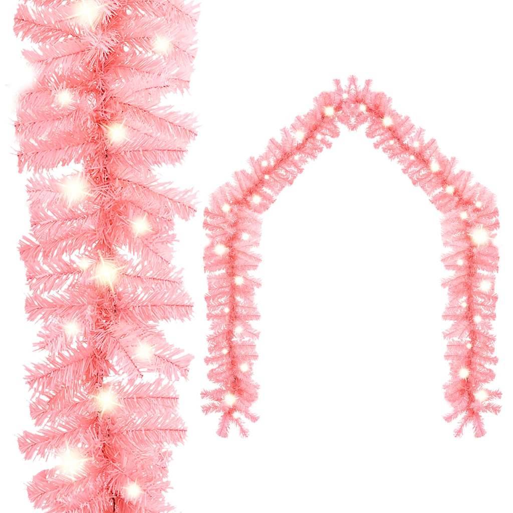 Guirlande de Noël Lumineuse PVC Décoration Fêtes 300 LED Rose 20 m – ComfortXL Outdoor Living - Image 1