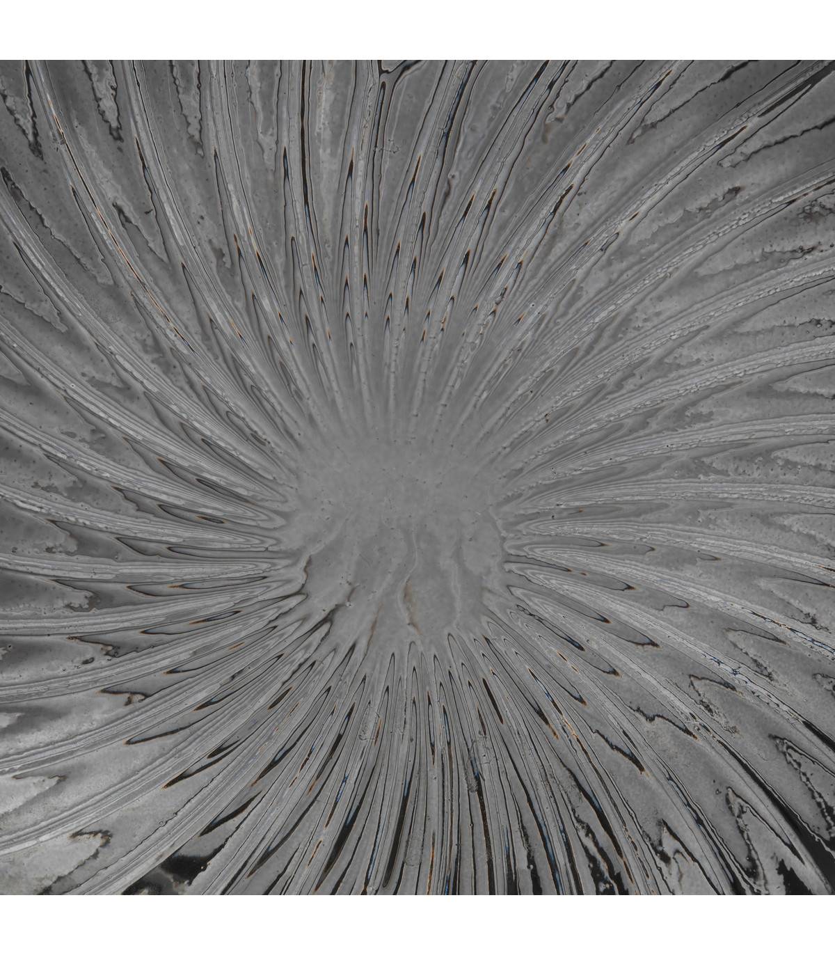 Vase Coquillage en verre Gris H 32 cm - Image 2