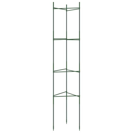 Lot de 8 Tuteurs Hauts pour Tomates Acier Structure de Soutien Robuste pour Potager Serre 154 cm – ComfortXL Outdoor Living - Image 5