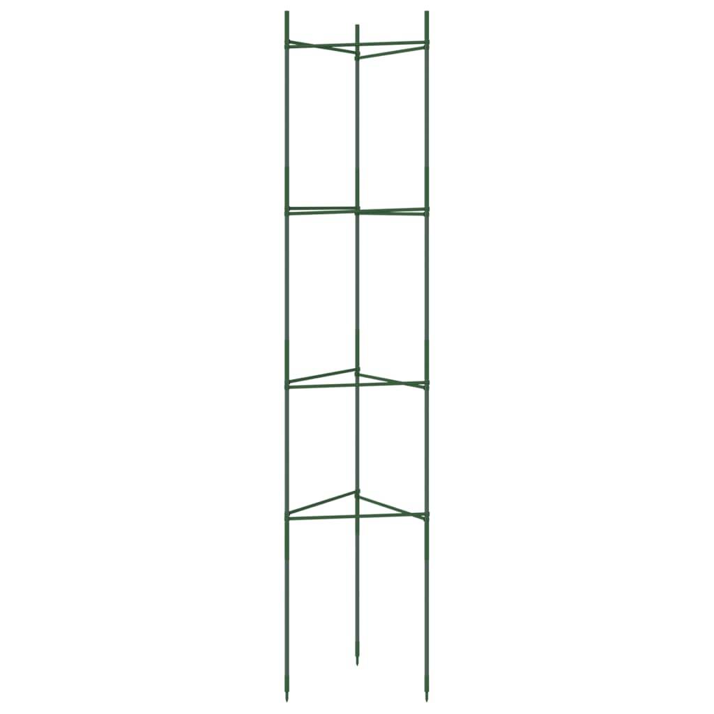 Lot de 8 Tuteurs Hauts pour Tomates Acier Structure de Soutien Robuste pour Potager Serre 154 cm – ComfortXL Outdoor Living - Image 5