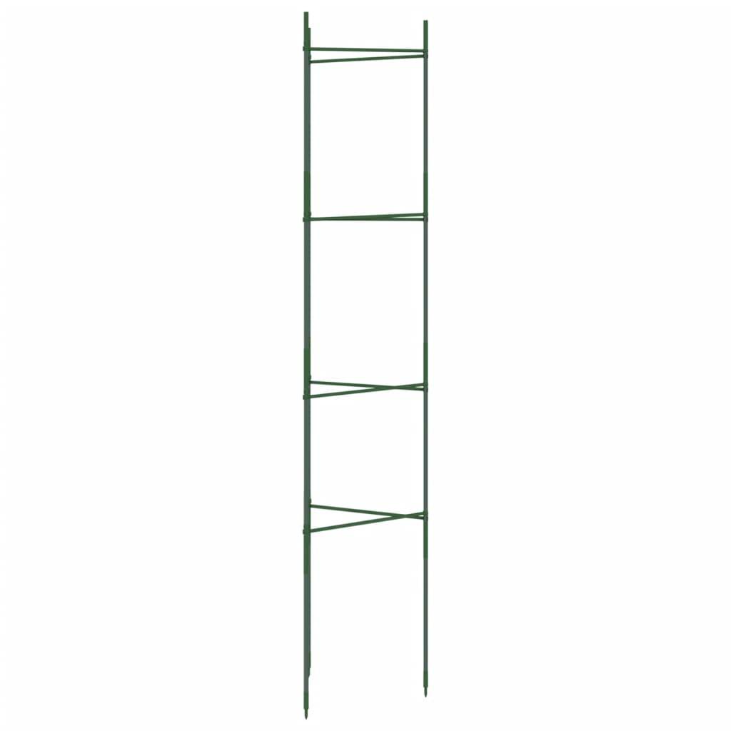 Lot de 8 Tuteurs Hauts pour Tomates Acier Structure de Soutien Robuste pour Potager Serre 154 cm – ComfortXL Outdoor Living - Image 4