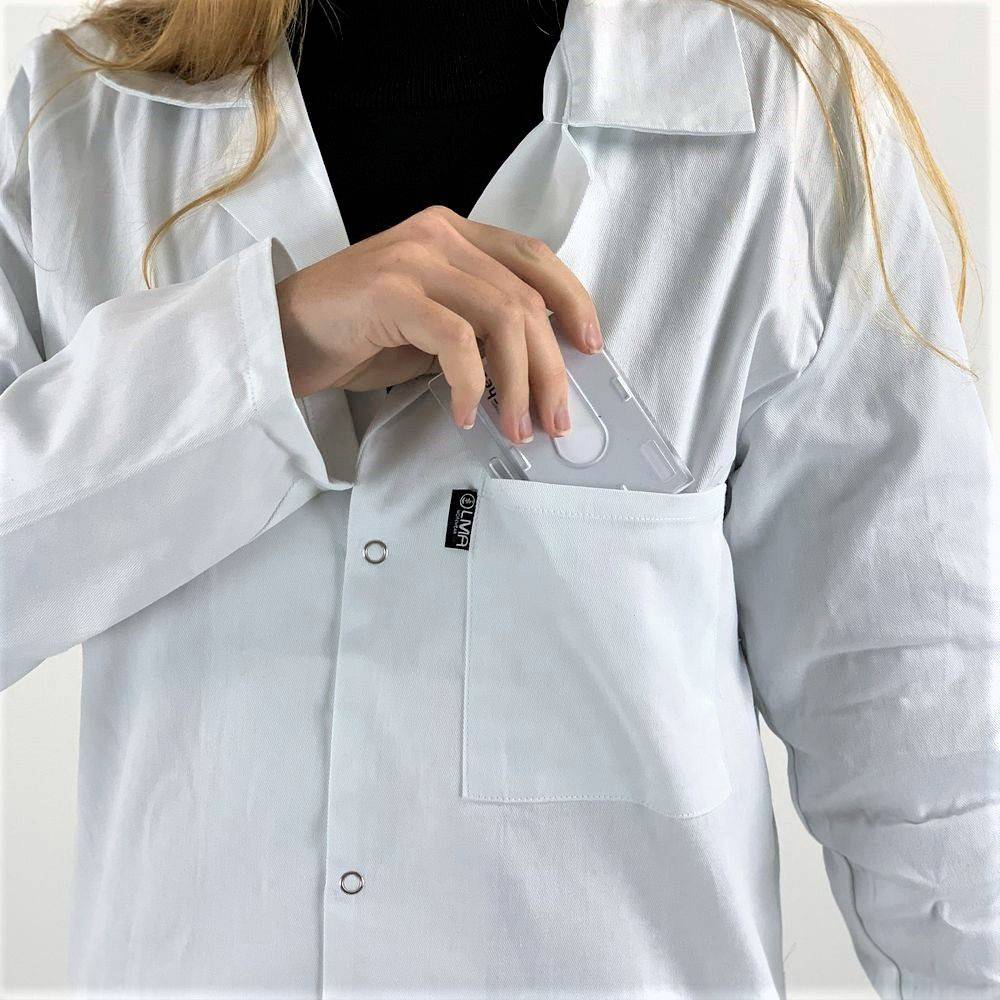 Blouse blanche chimie étudiant et lycéen Pigment LMA Blanc XXS - Image 4