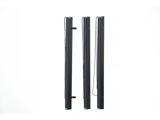 Lot De 2 Stores Rétractables Pergola - 124 X 225 Cm - Gris Anthracite -habitat Et Jardin - Image 4