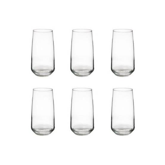 Lot de 6 Gobelets en Verre "Elaya" 48cl Transparent - Image 1