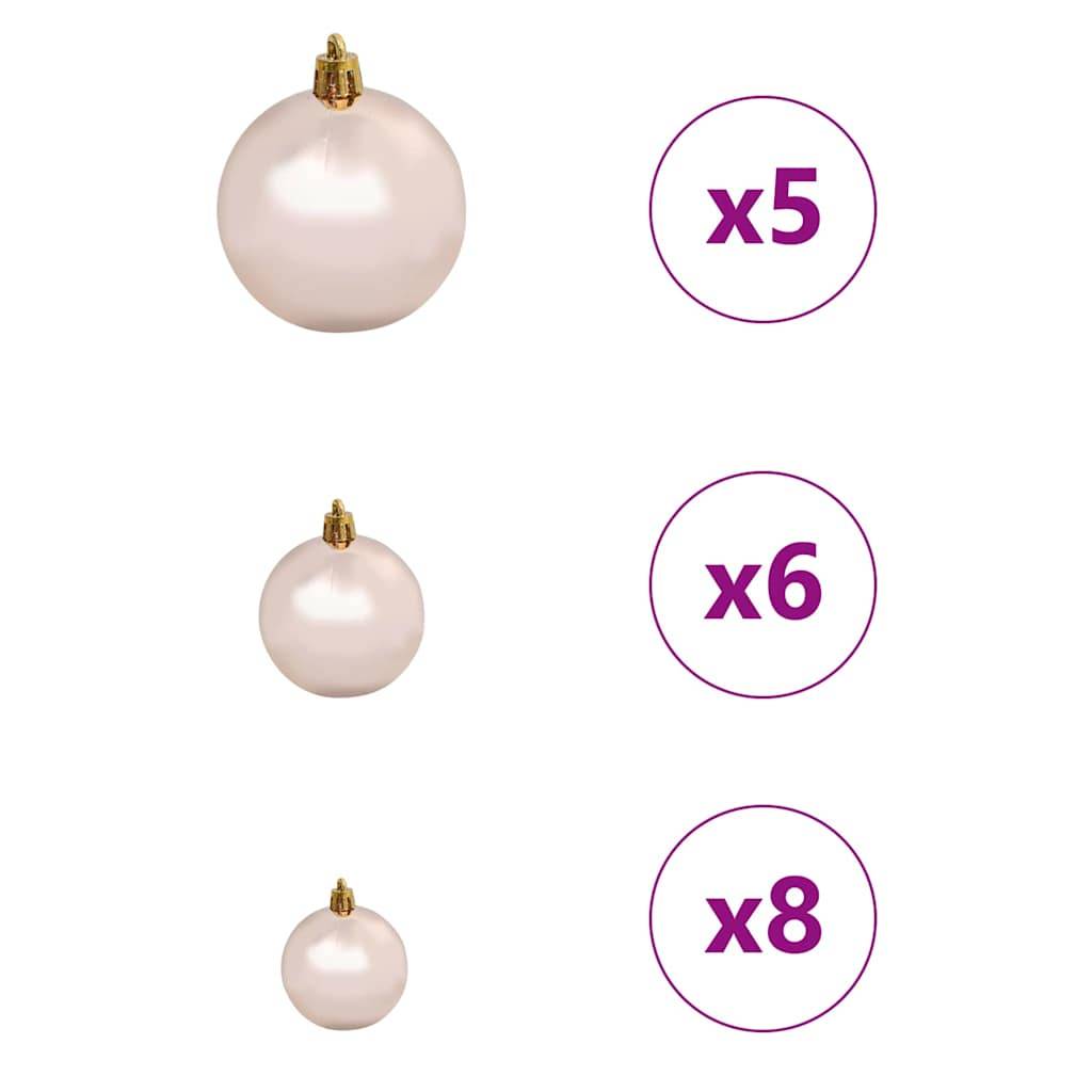 ComfortXL - Arbre de Noël Artificiel Enneigé 1.2m, Illumination 150 LED, Kit Complet avec Décorations USB – ComfortXL Outdoor Living - Image 7