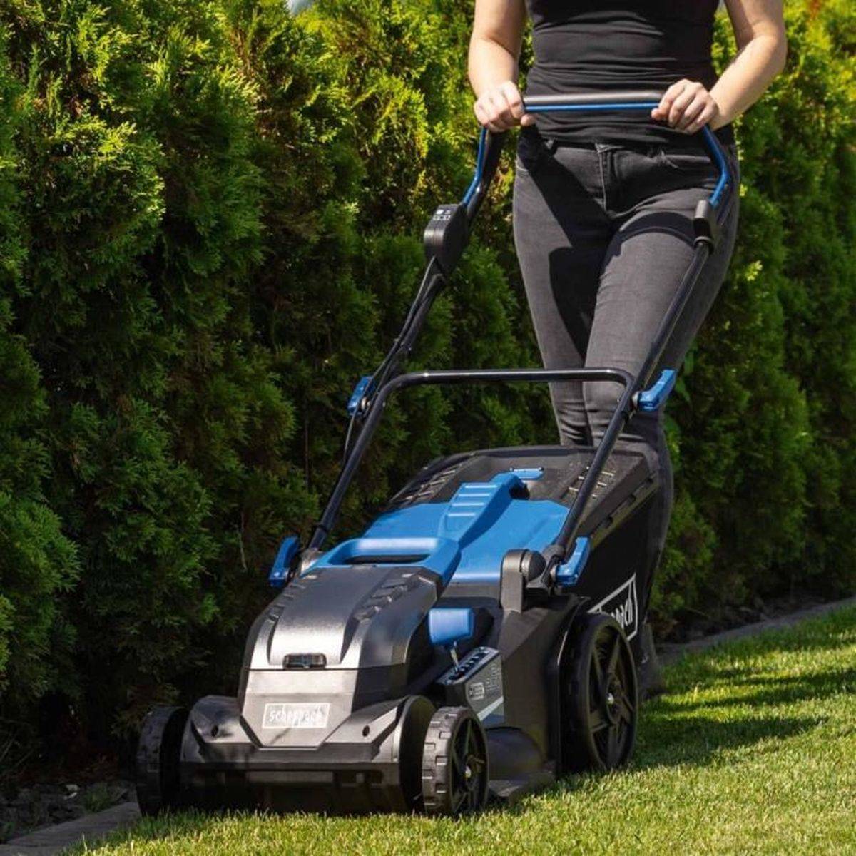 Scheppach - Tondeuse sans fil BC-MP430-X - SET XL2 - coupe 43 cm - SCHEPPACH 20V IXES - avec batterie et chargeur - Image 2